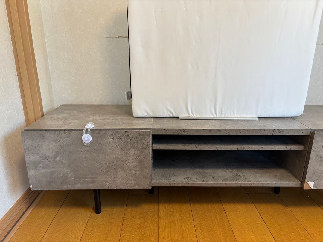 RASIK テレビ台 ストーングレー 150cm 解体済【送料込】
