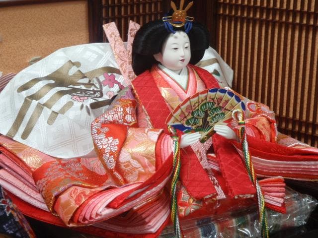 さらに値下げ！訳アリ！新品●激安！65巾 ひな人形 親王飾り 収納飾り 雛人形●