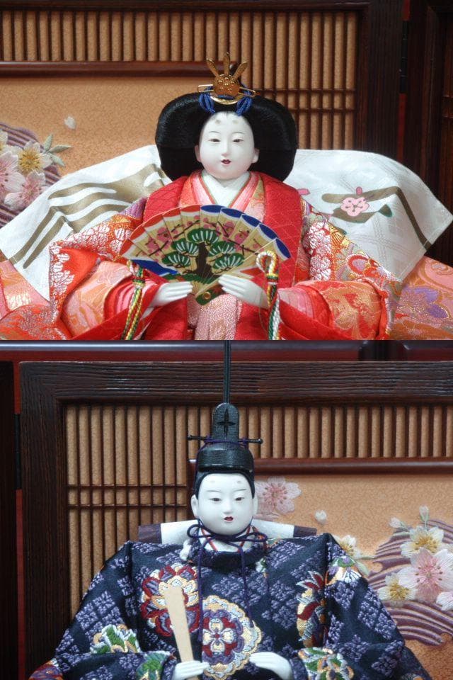 さらに値下げ！訳アリ！新品●激安！65巾 ひな人形 親王飾り 収納飾り 雛人形●