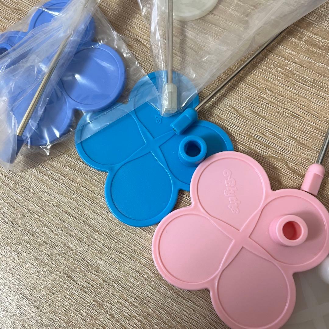 編集中　ネオブライス　スタンド　２本　桃茶