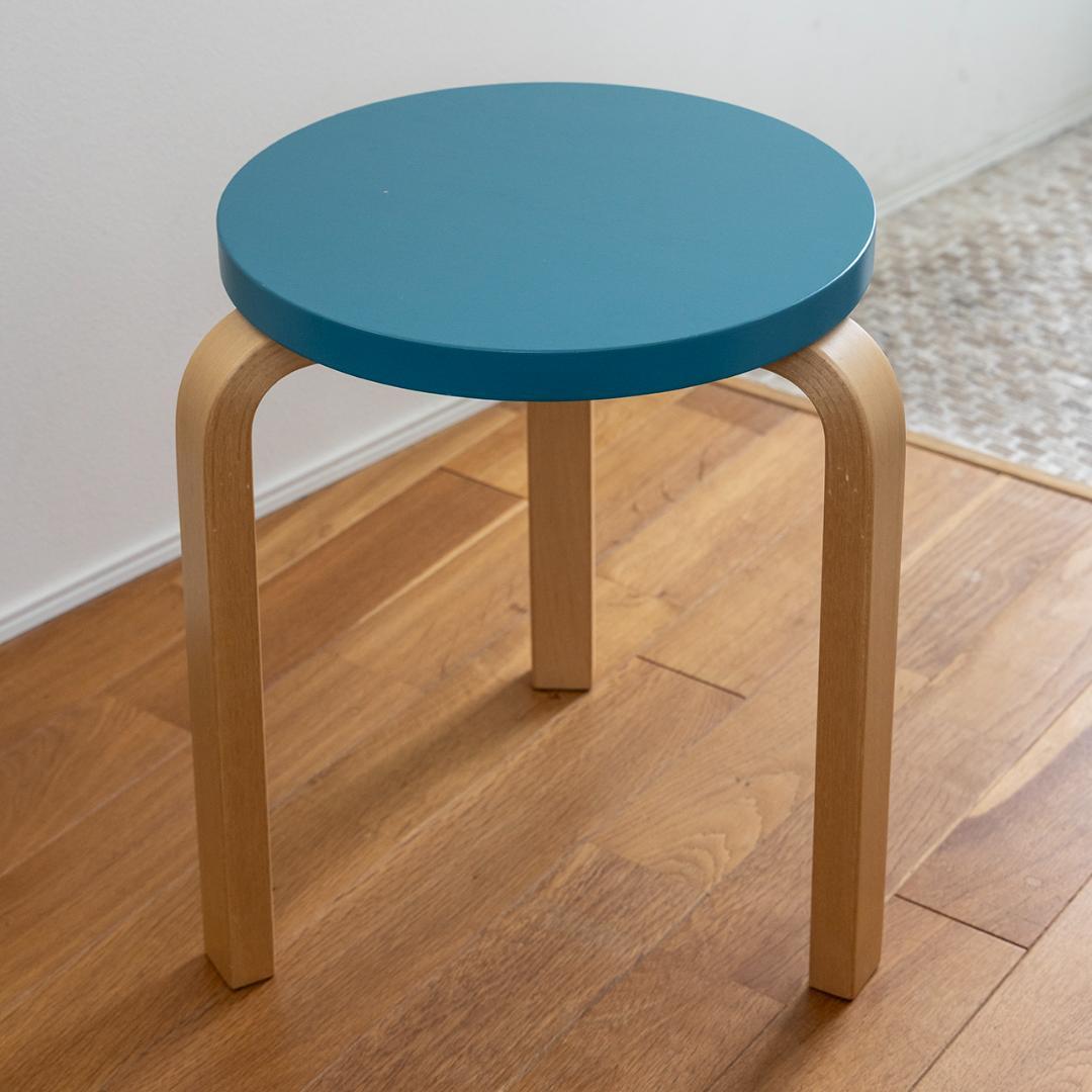 【最終価格】 artek アルテック 3本脚 スツール ブルー STOOL 60