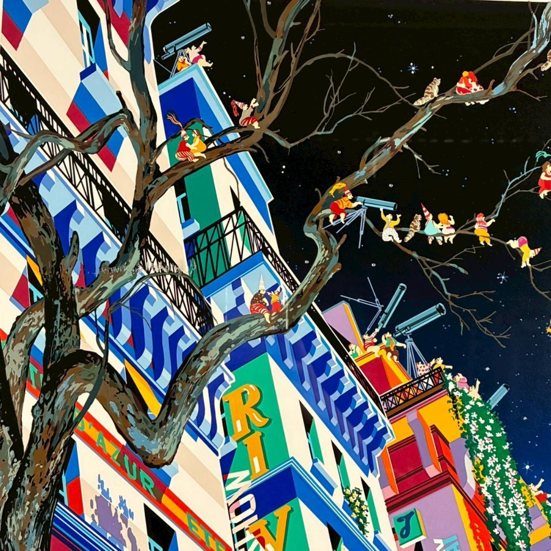 ヒロ・ヤマガタ「スターライトエクスプレス」シルクスクリーン 大作