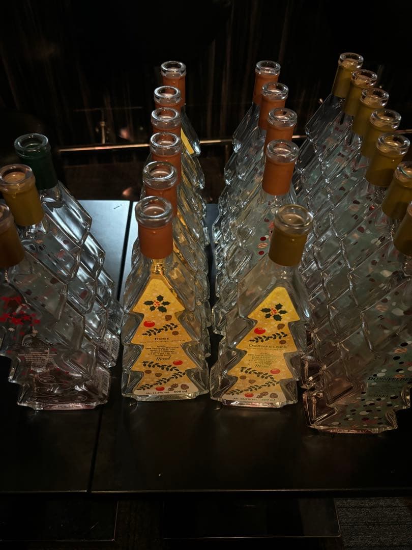 クリスマスツリー型ガラスボトル　22本まとめ売り