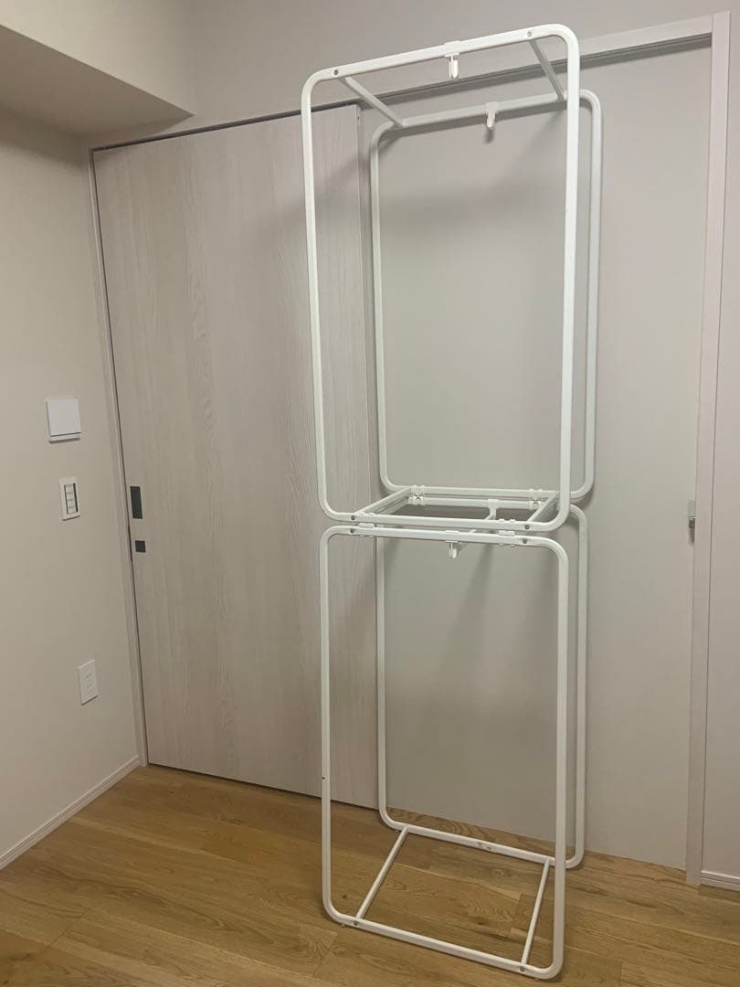 IKEA ALGOT金属製 ハンガーラック 上下セット アルゴート - メルカリ