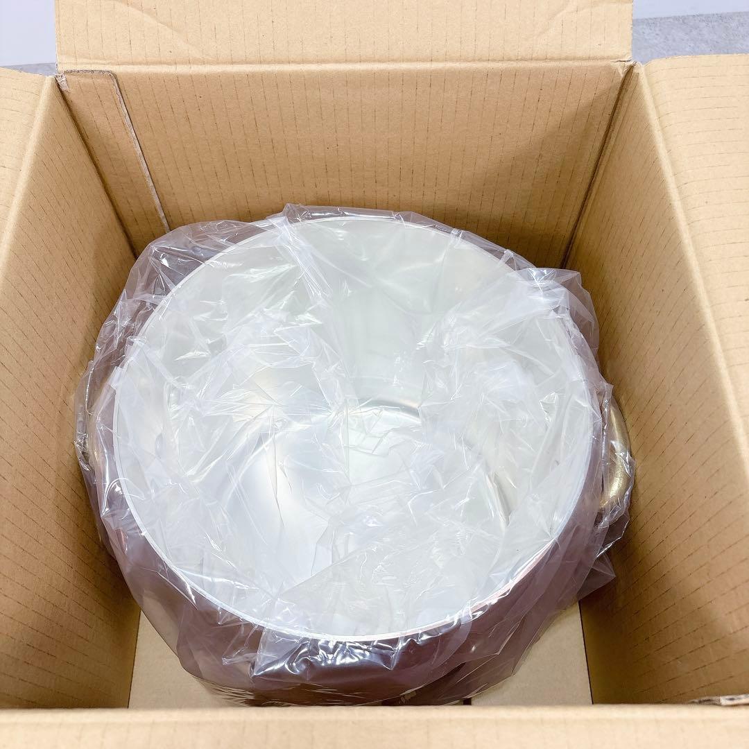 新品未使用　エトール　プロシリーズ　銅製　寸胴鍋　高さ/直径27cm 15.4L