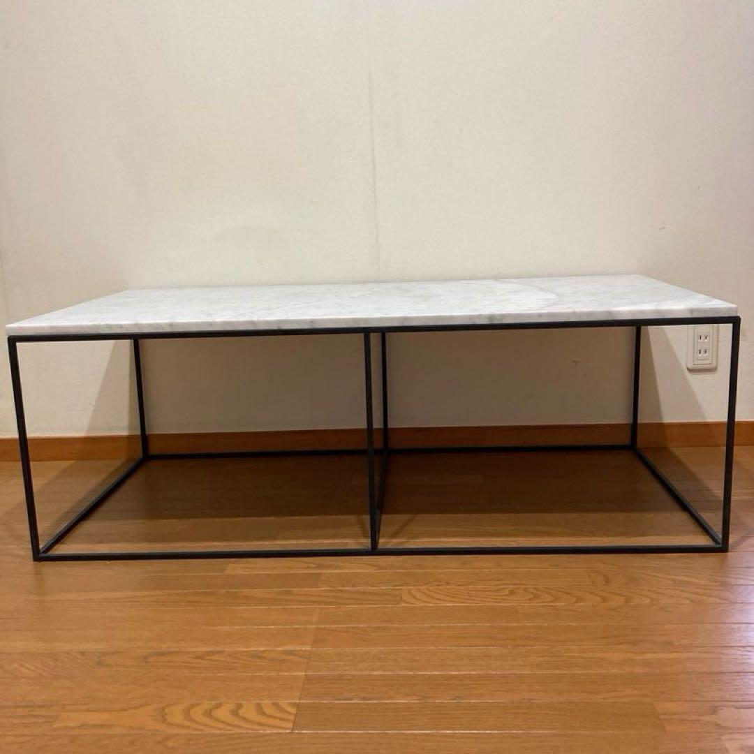 大理石風　セラミックセンターテーブル