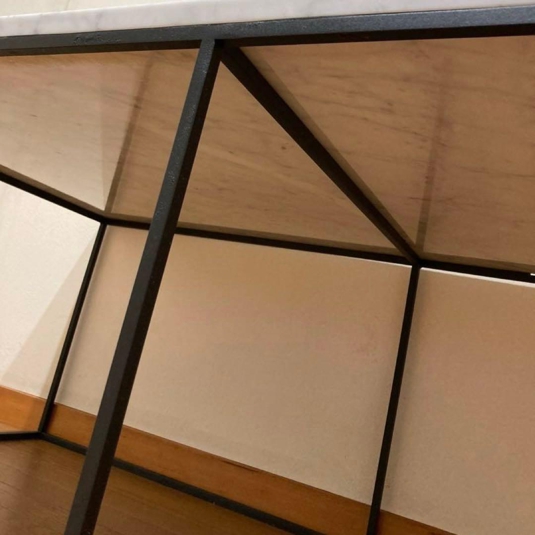 大理石風　セラミックセンターテーブル