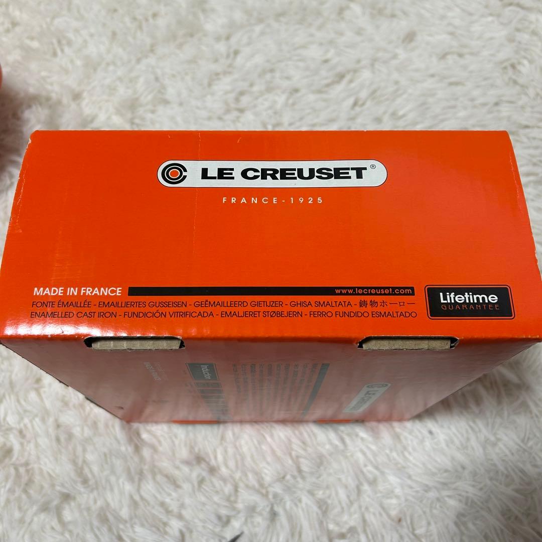 【新品未使用】LE CREUSET ルクルーゼ 両手鍋 22cm オレンジ