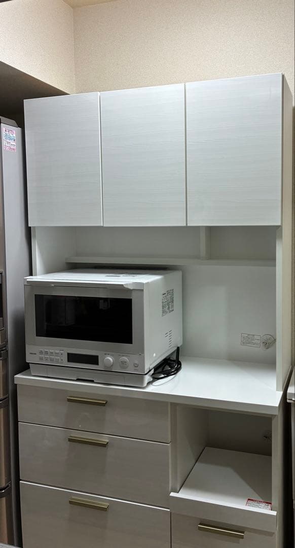 【美品】ニトリ キッチンボード ソレル 100KB WH