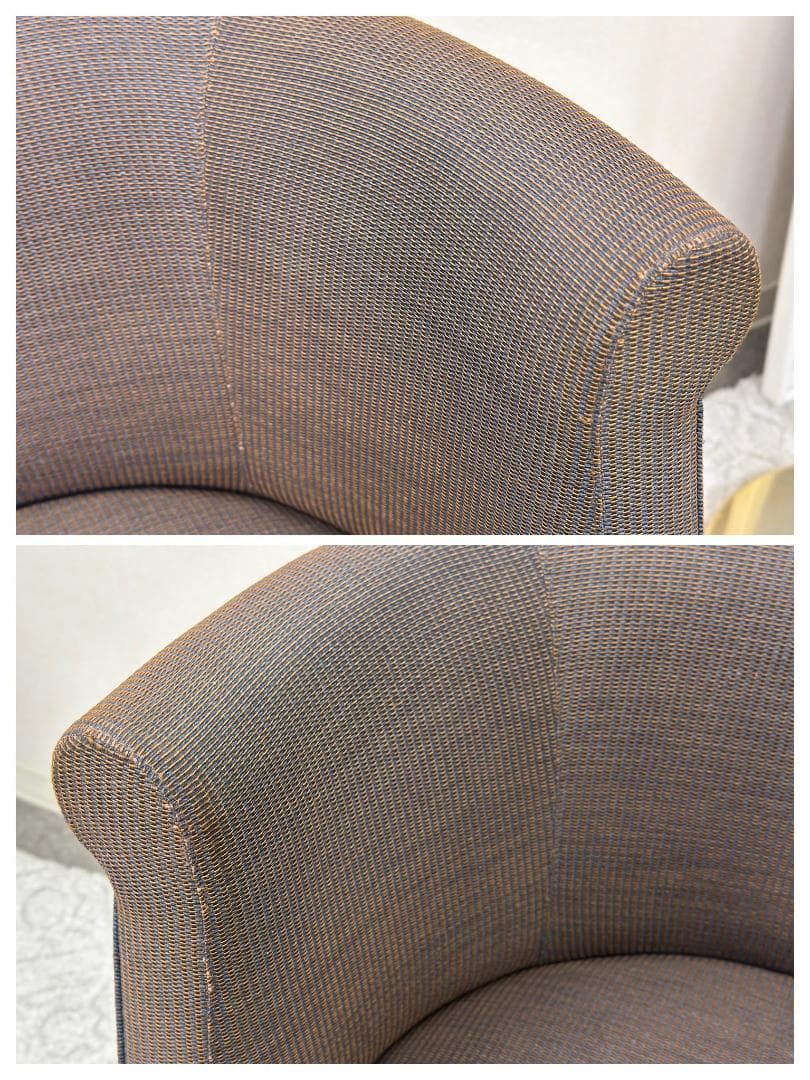 ■Cassina ixc.■ゴードン　アームチェア　1Pソファ　ダークブラウン系