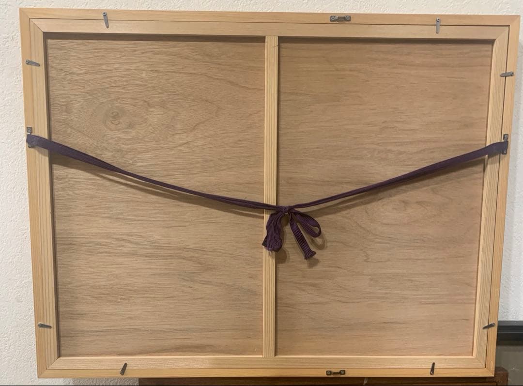 絵画　水彩肉筆画　真作　姫野陸郎　1984年 晩秋の山岳風景