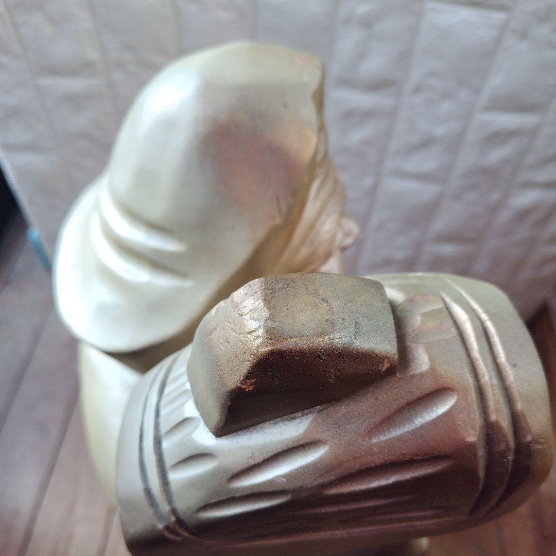 木彫り 大黒天 Statue Lucky God Vintage 彫刻 縁起物