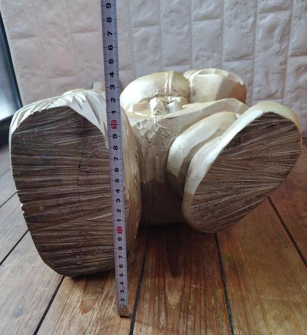 木彫り 大黒天 Statue Lucky God Vintage 彫刻 縁起物