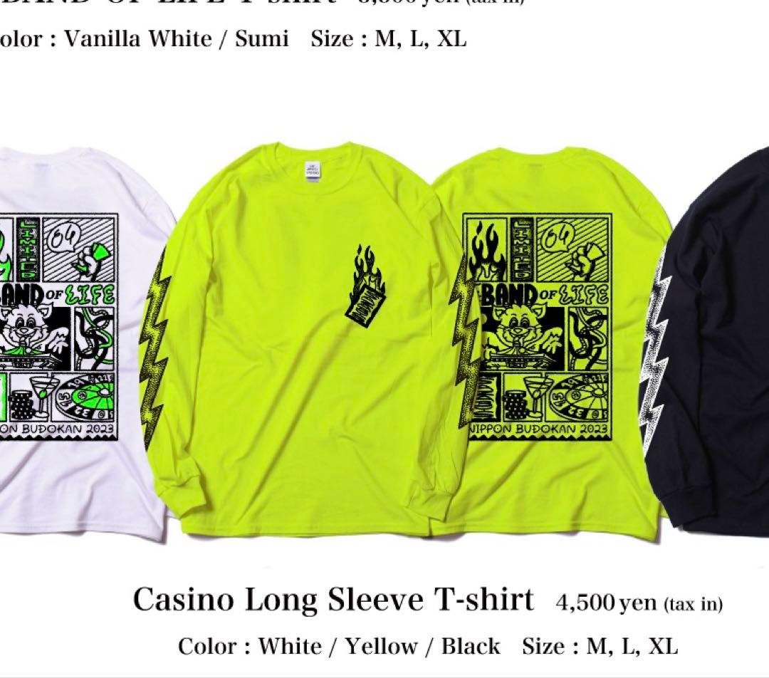 04 limited sazabys tシャツ ロンT XLサイズ - メルカリ