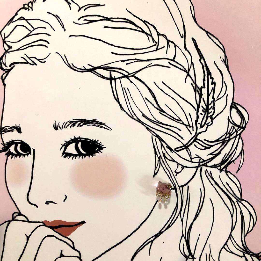 R-660 ✴︎レジンカボション✴︎いちごチョコ❤︎⁎⁺✧