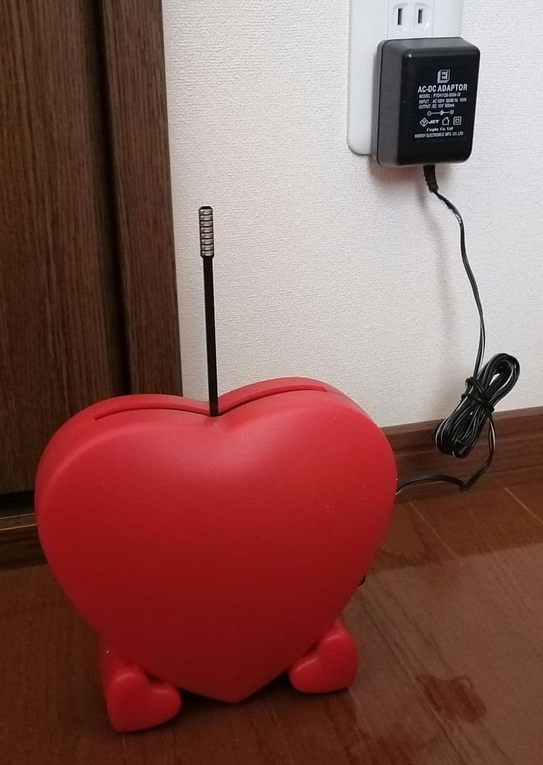 【新品】ハート型 フローティングメッセージ クロック