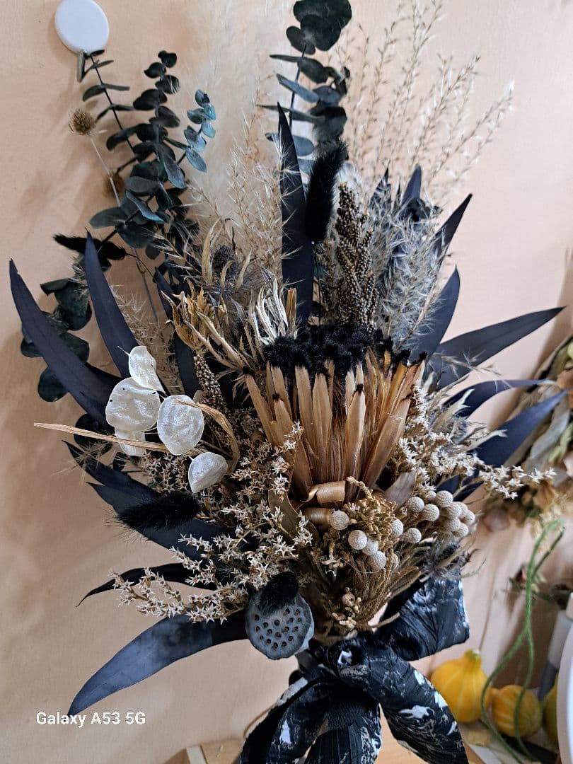 ドライフラワースワッグ ドライフラワーリース オーダー承ります プレゼント