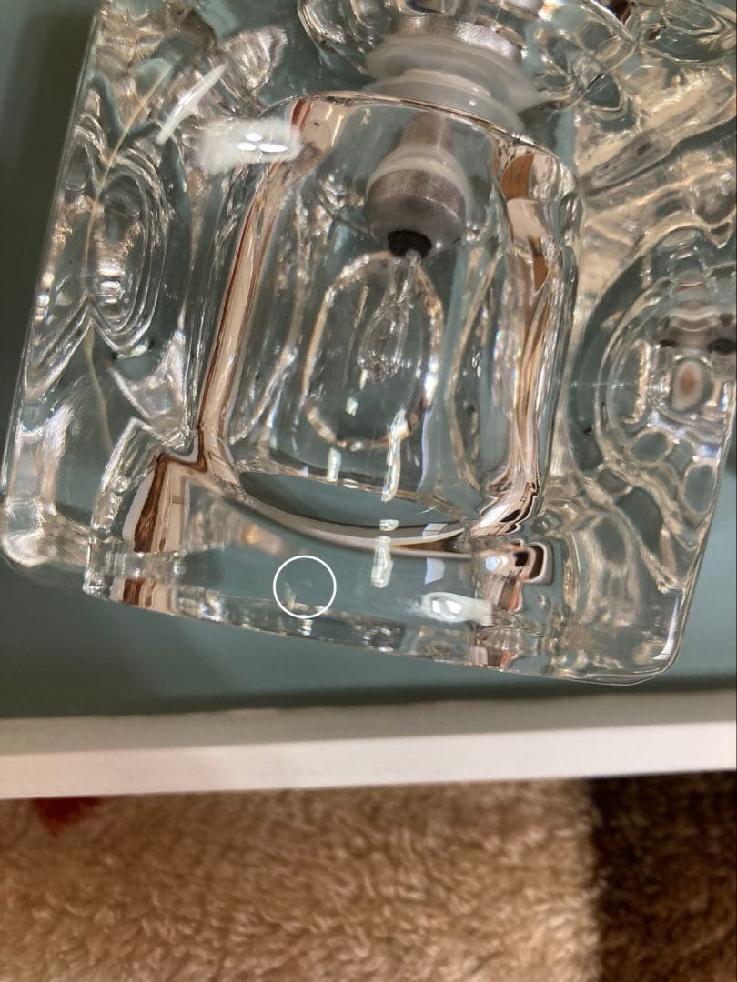 キシマ　クリアガラス 3灯 ペンダントライト