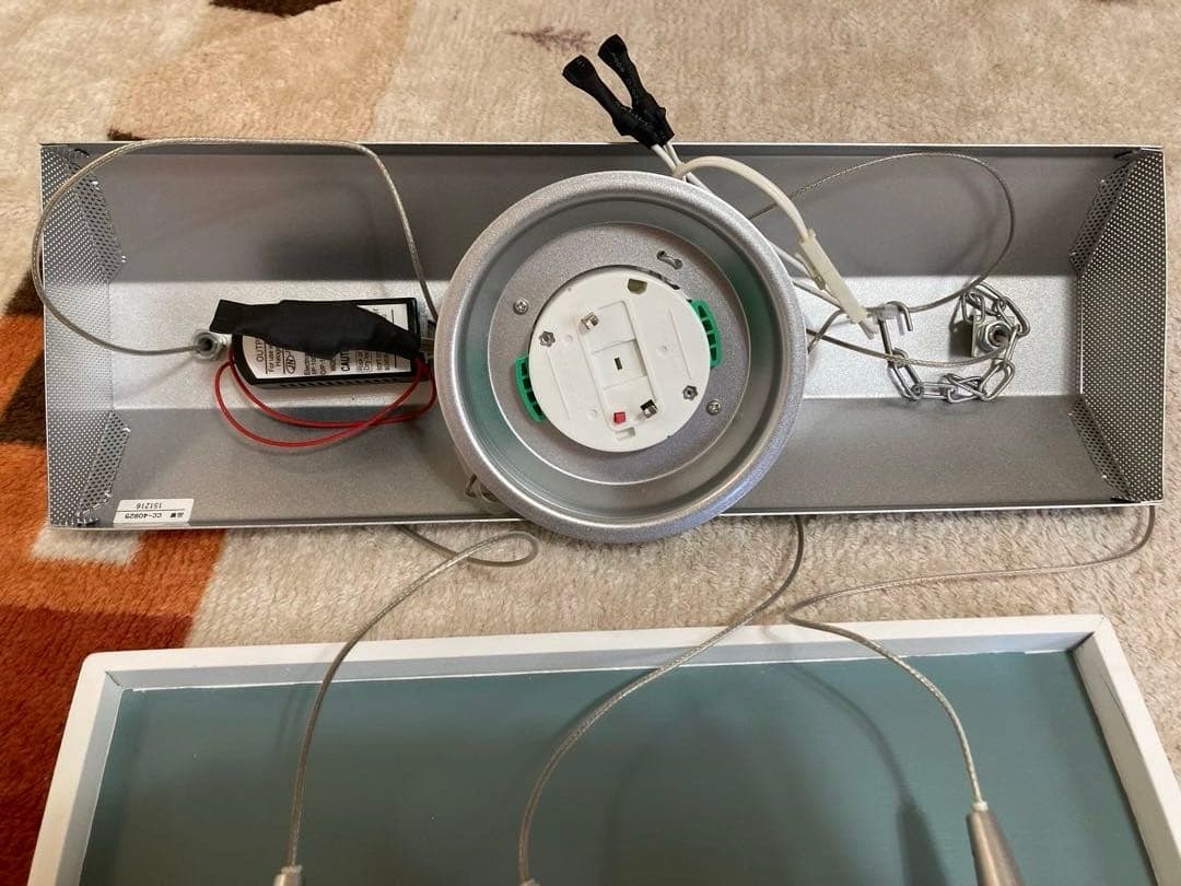 キシマ　クリアガラス 3灯 ペンダントライト