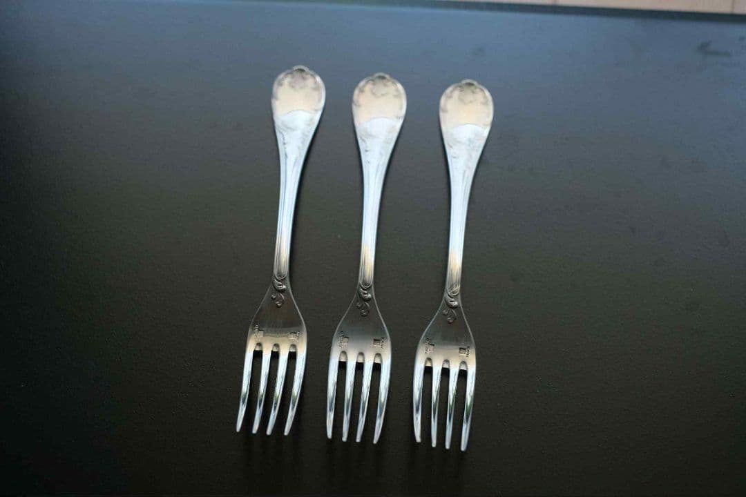 クリストフル/Christofleデザートフォーク3本セット