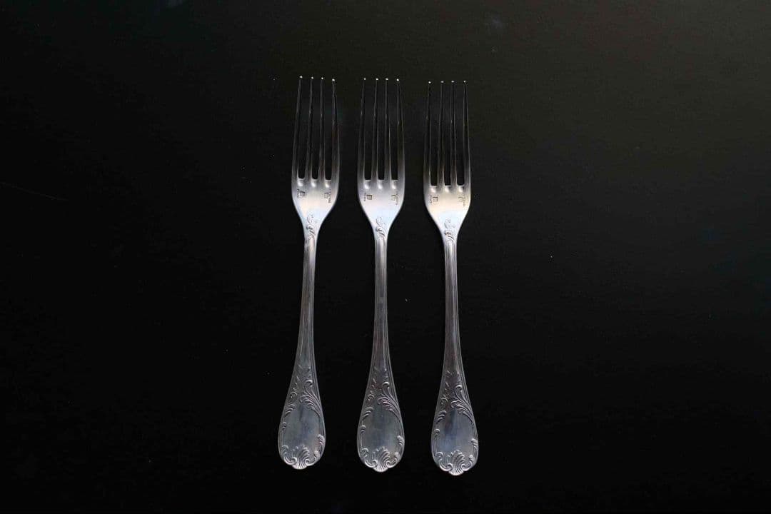 クリストフル/Christofleデザートフォーク3本セット