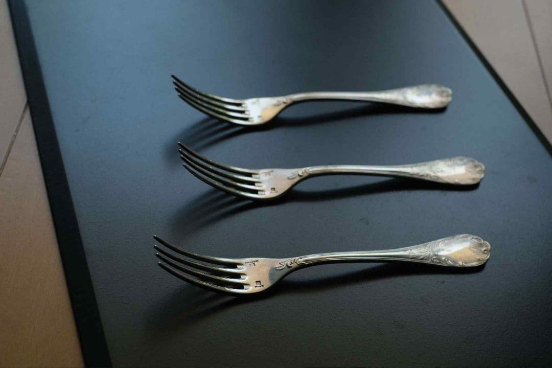 クリストフル/Christofleデザートフォーク3本セット