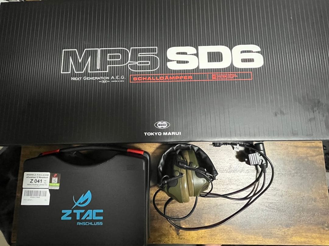 東京マルイ 次世代mp5sd6＋ZTACヘッドセット