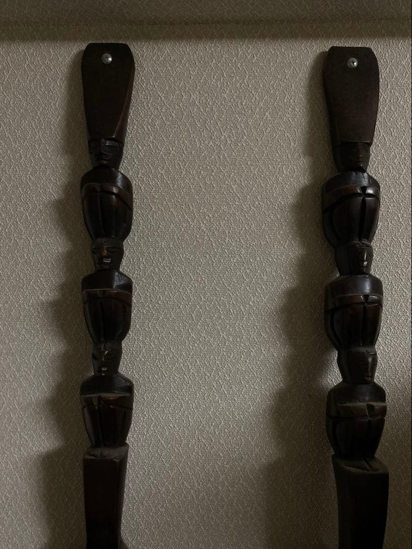 Vintage 木製 スプーン&フォーク 壁掛けオブジェ