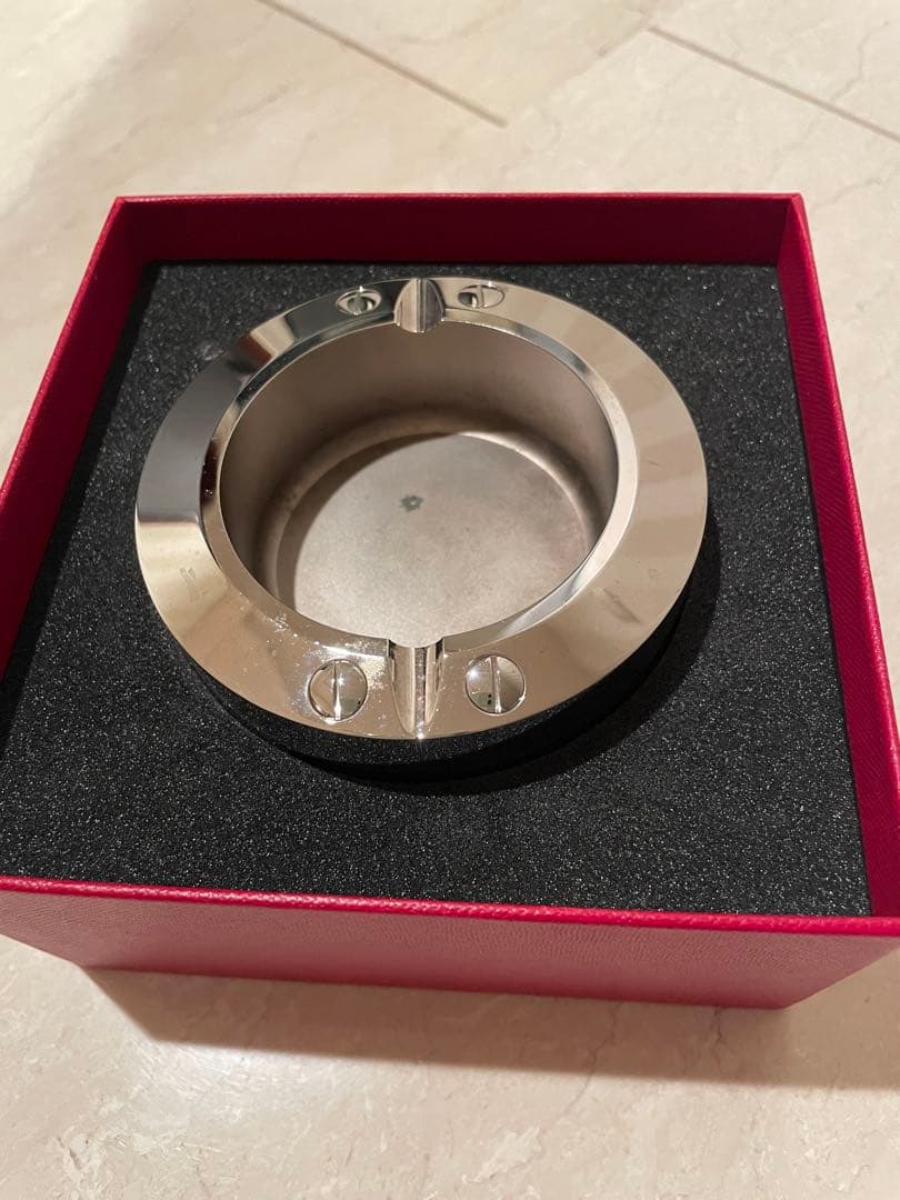 Cartier ステンレススチール 置き型灰皿