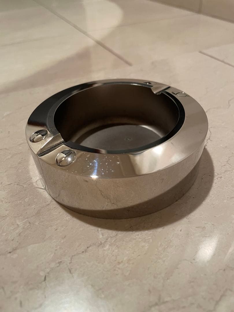 Cartier ステンレススチール 置き型灰皿