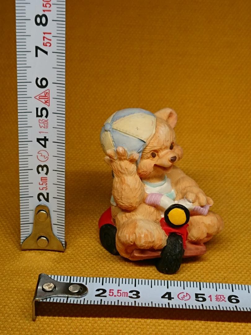 くま　熊　人形　彫像　オブジェ　置物　インテリア　工芸品　美術品　A3278