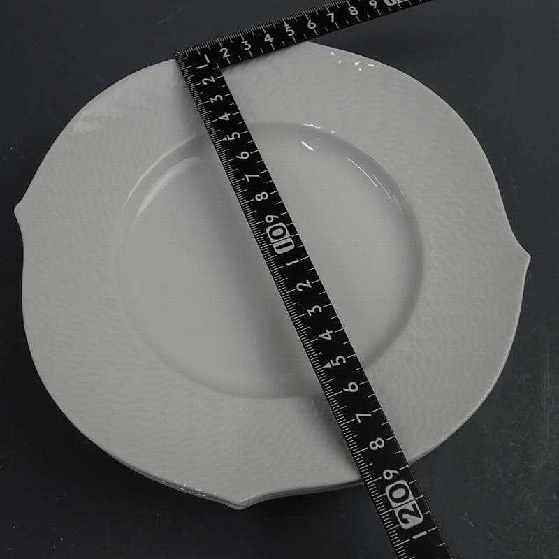 RU-6432　MEISSEN　波の戯れ　プレート　φ19cm　4客