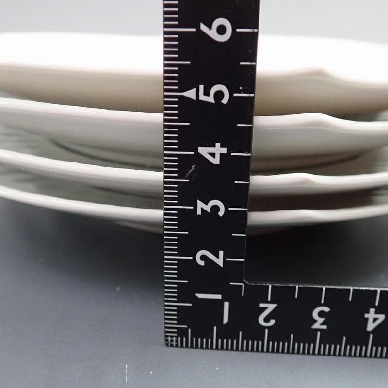 RU-6432　MEISSEN　波の戯れ　プレート　φ19cm　4客