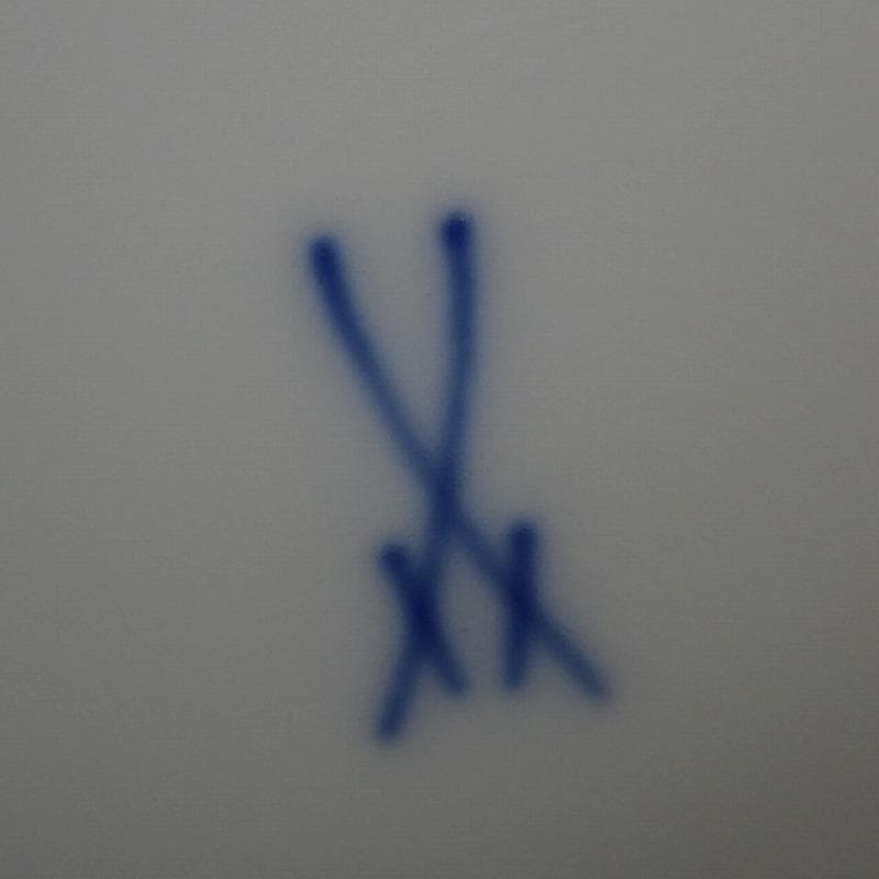 RU-6432　MEISSEN　波の戯れ　プレート　φ19cm　4客