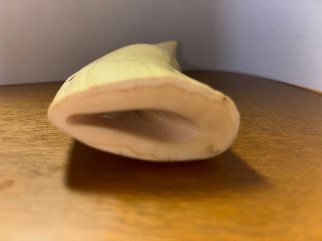 マッコウ鯨の歯 彫刻 玉峰 •七福神のうち(恵比寿、大黒天)の二体