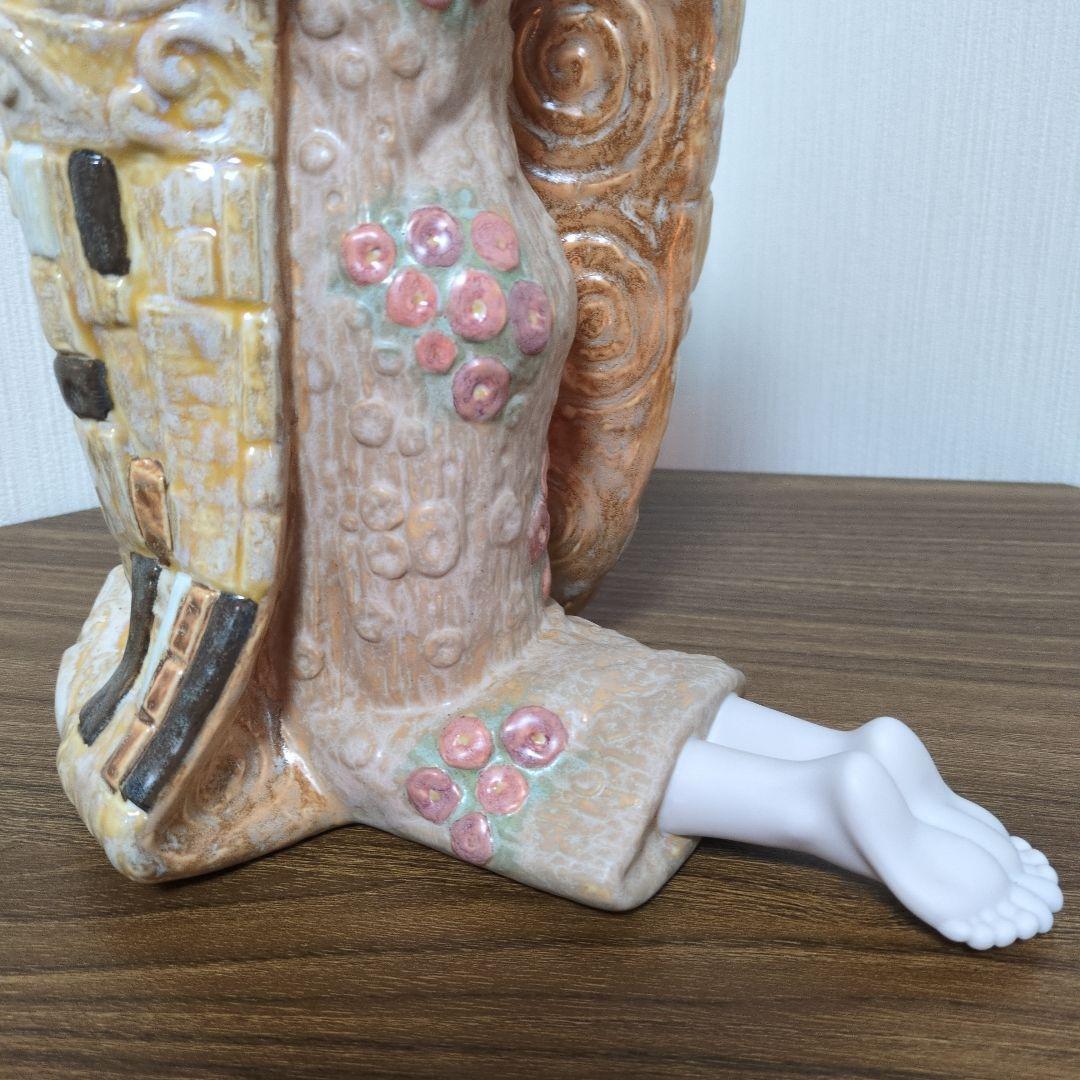 希少）リヤドロ 接吻 グスタフ・クリムト NO.8204 陶器人形 - メルカリ