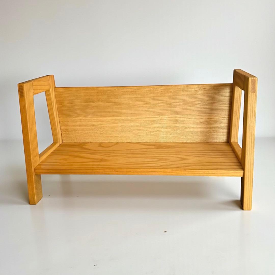 HR927 カリモク　karimoku 木製 ブックスタンド 本立て 天然木