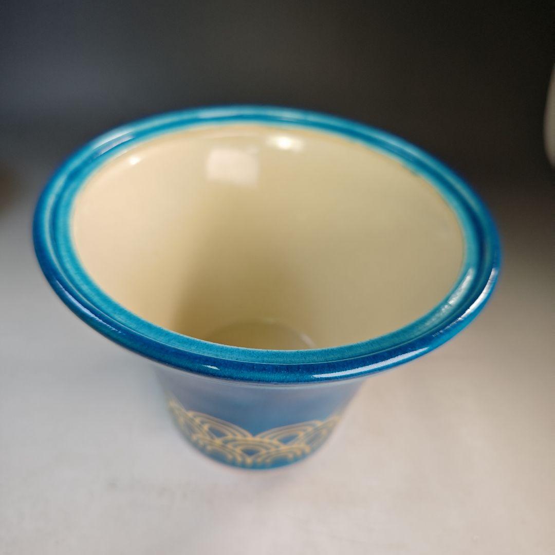 イ944 皆具『加賀瑞山造』『土耳古釉 青海波 皆具 共箱』 - メルカリ