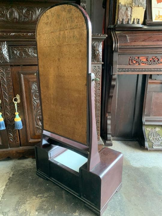 大正ロマン アンティーク レトロ ドレッサー 鏡台 姿見 ミラー 化粧台