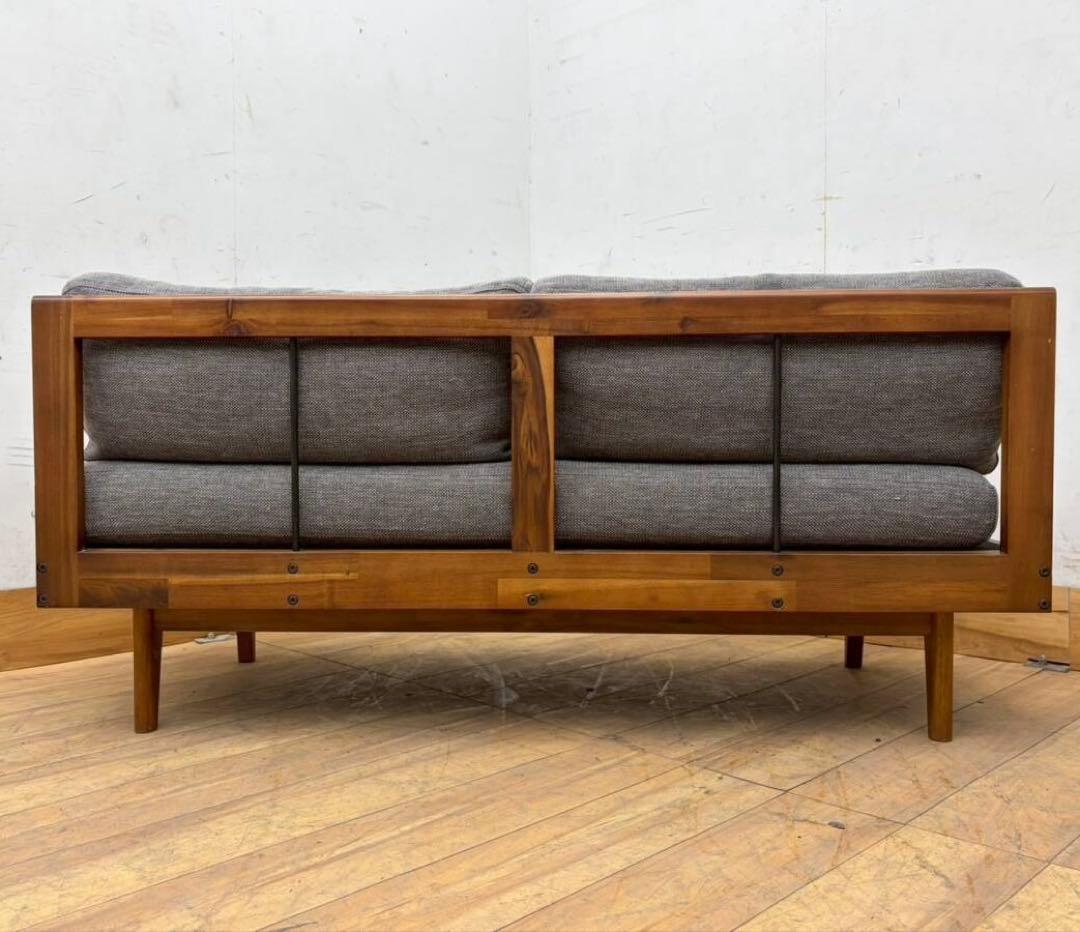 unico ウニコ SWELLA スウェラ ベンチアームレスソファ　グレー