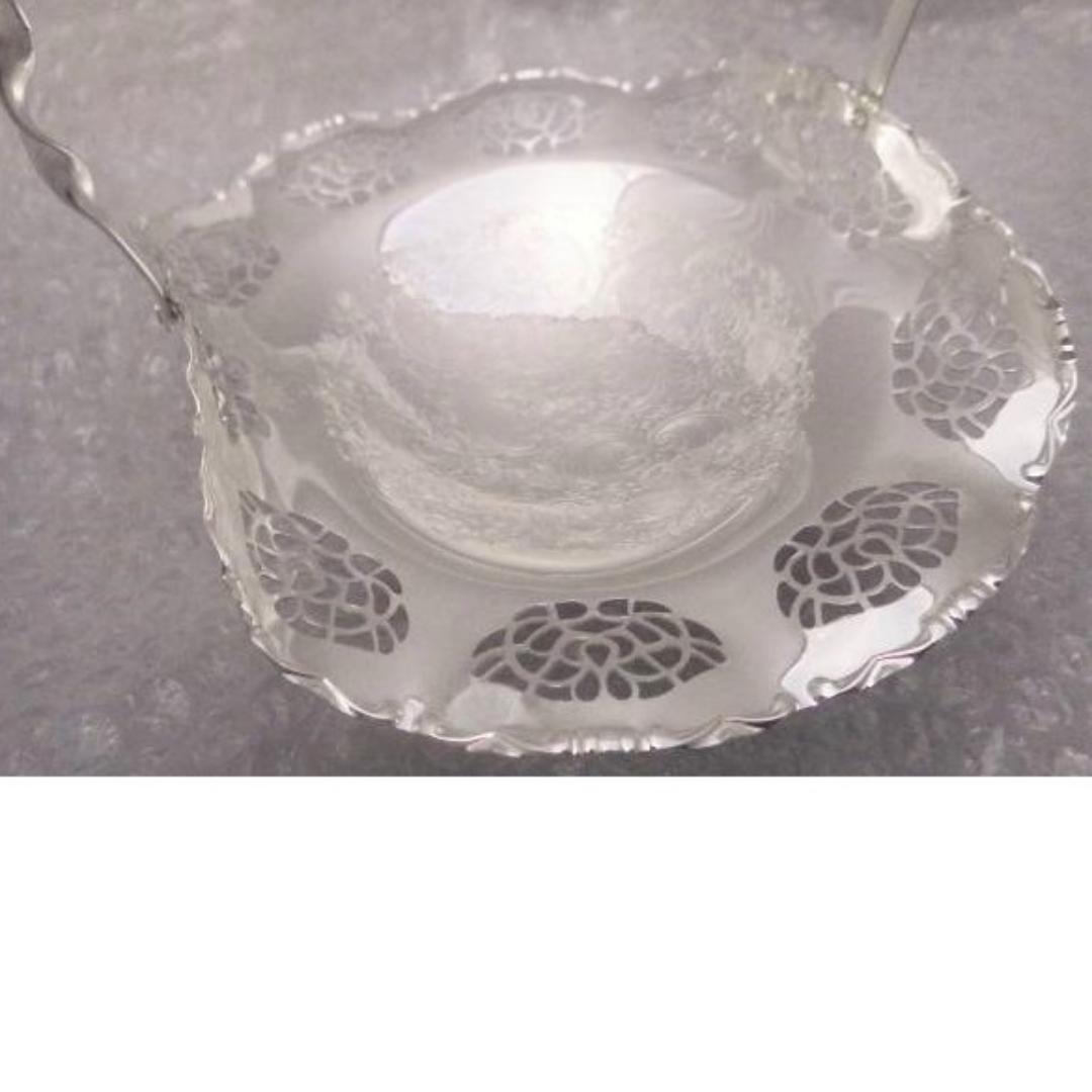 新品 西ドイツ時代製 フルーツバスケット 果物盛かご 純銀鍍金 レア インテリア