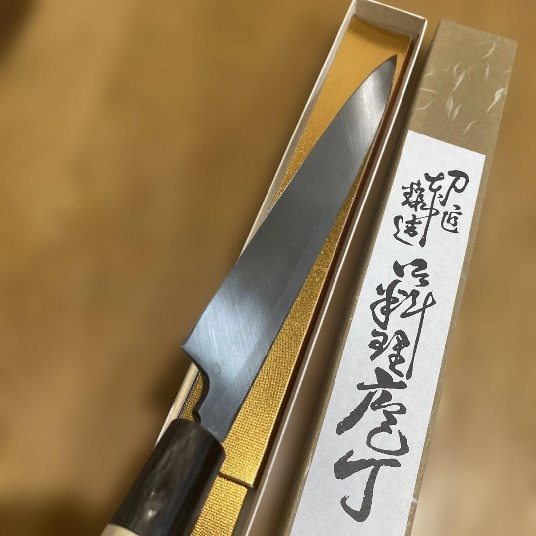 雲龍子信光作　柳刃包丁① 8寸
