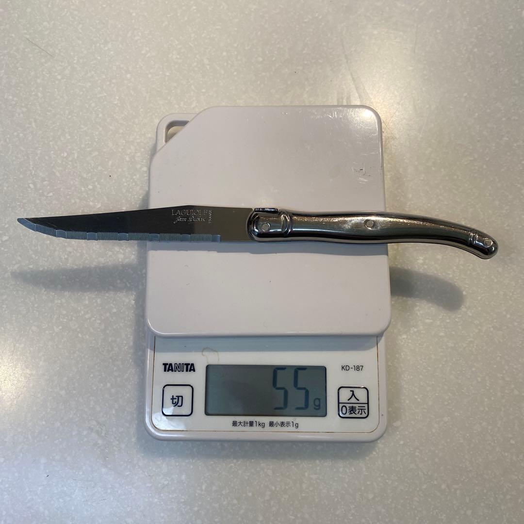 Laguiole ステーキナイフ6本セット- ステンレススチールハンドル