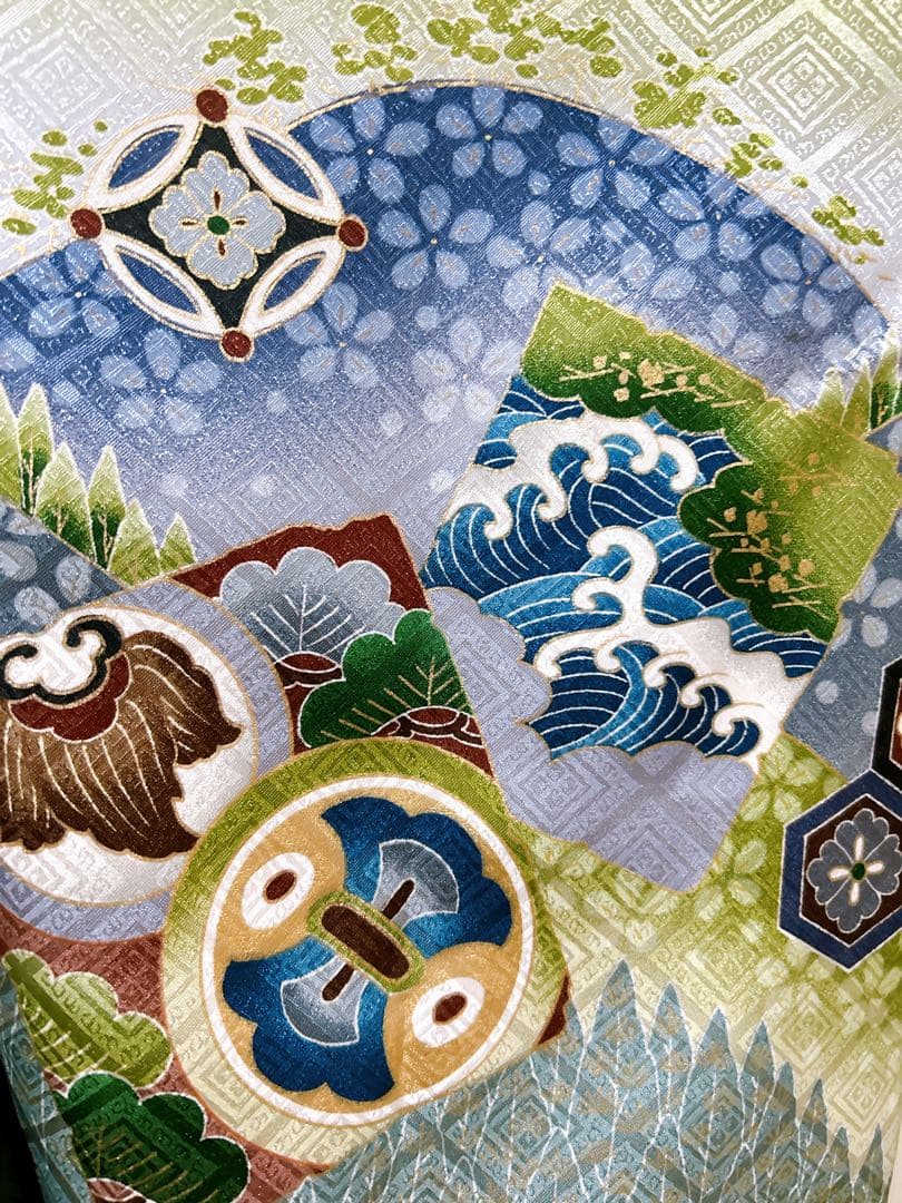 上品なカッコ良さ♡七五三　5歳　男の子　セット　一式　緑　抹茶色　鷹