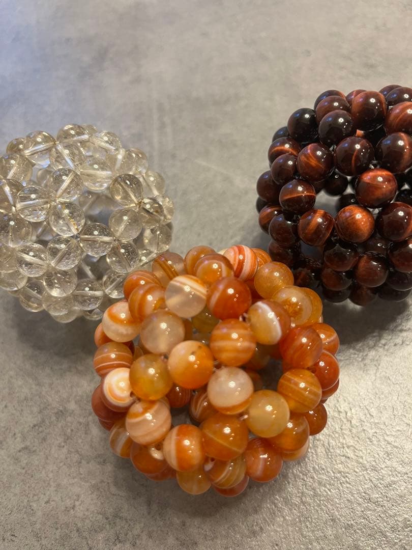 神聖幾何学フラーレン　サードオニキス　ブラジル10mm 8月誕生石　ソマチッド