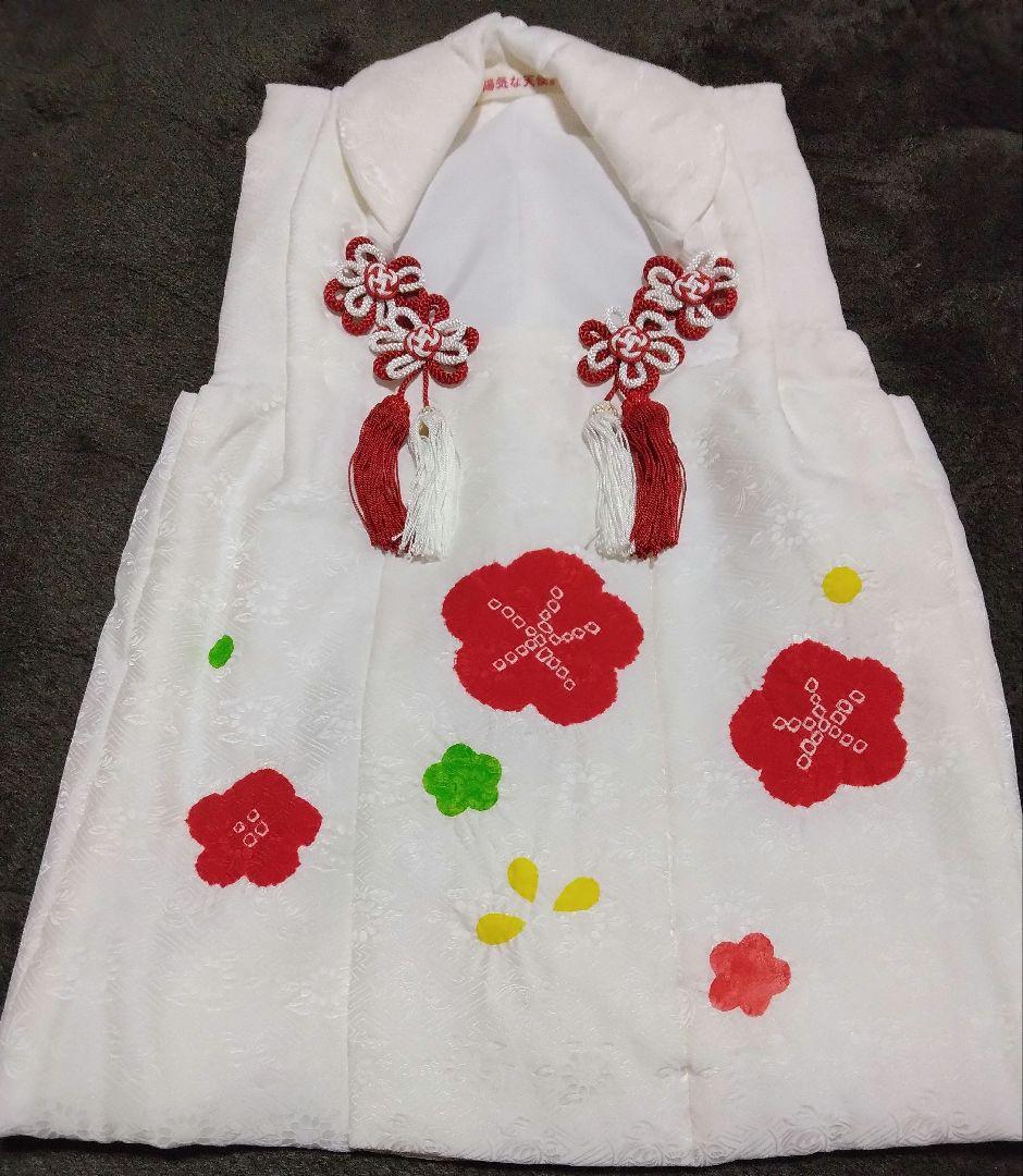 正絹綸子☆本絞り＋グラデーション☆高貴な雰囲気満載な産着～3歳七五三向け祝着