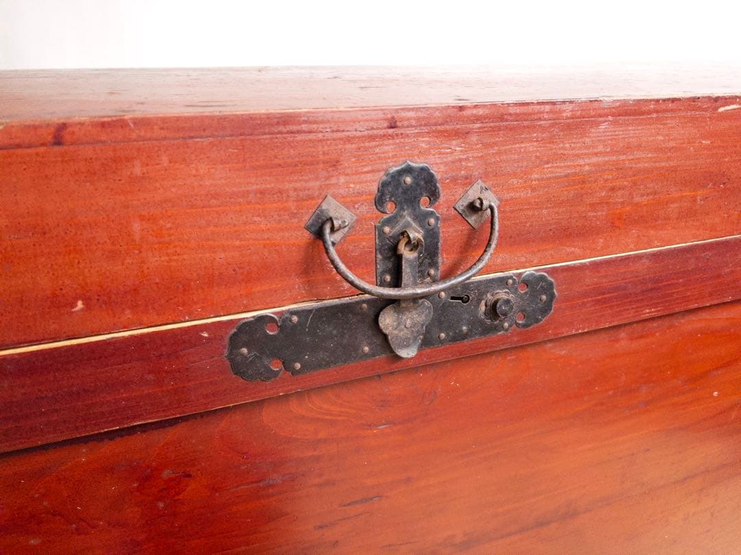 大型　収納箱　横幅約152㎝　ディスプレイ　古道具　古家具　ビンテージ