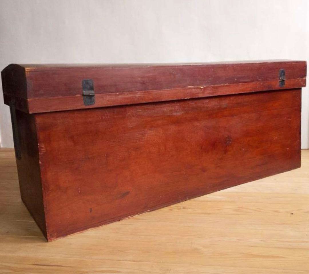 大型　収納箱　横幅約152㎝　ディスプレイ　古道具　古家具　ビンテージ