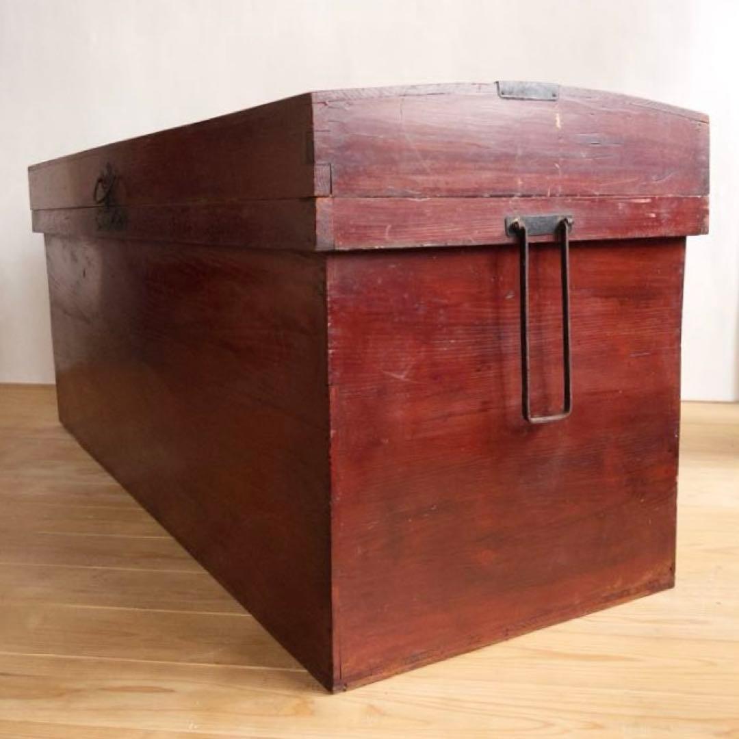 大型　収納箱　横幅約152㎝　ディスプレイ　古道具　古家具　ビンテージ