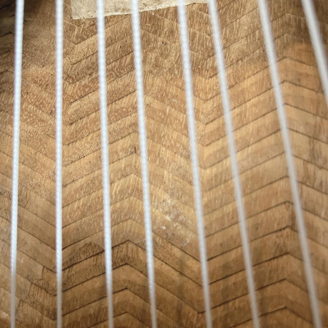 桃三郎 演奏会用　子持ち綾杉彫り　琴　13弦　玉緑包み柏葉　くり甲　保作